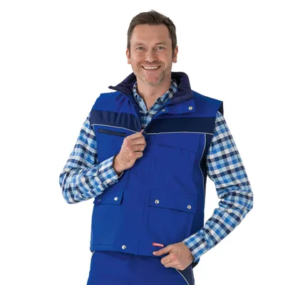 Produktbild von PLANAM Winterweste PLALINE 2581-kornblau/marine Größe L