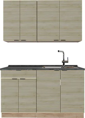 Immagine prodotto di Cucina completa Vicco Fame-Line Pannello in rovere/rovere goldkraft 140 cm , PL Antracite, Model 51528