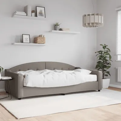 Immagine prodotto di Maison Exclusive - Divano letto con materasso color taupe 100x200 cm in tessuto