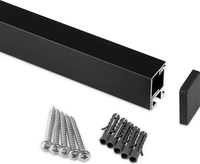 Produktbild von Kesseböhmer Linero style Aluprofil 1500 mm schwarz