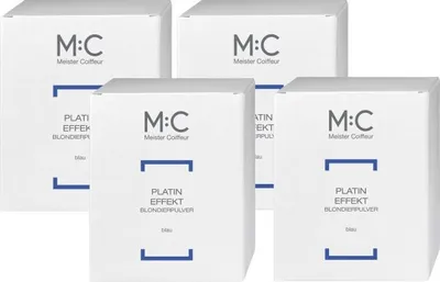 Produktbild von M:C Platin Effekt Blondierpulver blau 5x400g