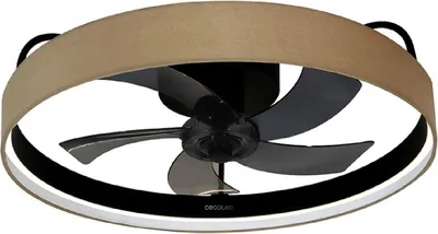 Produktbild von Cecotec Deckenventilator mit Licht EnergySilence LampAero 650 Beige Design
