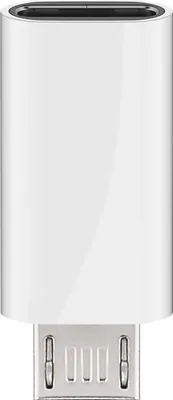 Produktbild von Goobay Micro-USB-auf-USB-C-OTG-Adapter - Weiß