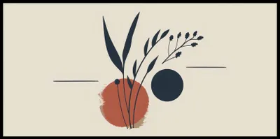 Obrázok produktu pre Plagát 91,3 x 44,5 cm Botanická farba