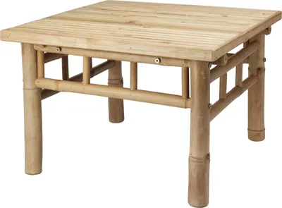 Produktbild von Niedriger Couchtisch aus Bambus, 57 x 57 x 38 cm