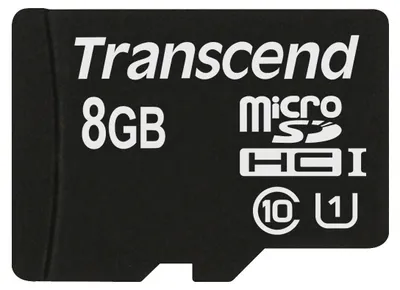 Productafbeelding van Transcend TS8GUSDCU1 Micro SDHC Class 10 UHS-I microSDHC-geheugenkaart, 8 GB, UHS-I