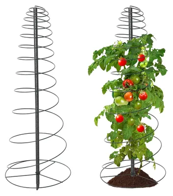 Obrázok produktu pre Sada dvoch kovových záhradných obeliskov na popínavé rastliny, výška 120 cm