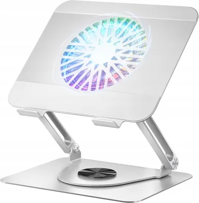 Produktbild von ICARE 2-in-1 Laptopständer mit RGB-Kühlung und 360° Drehung