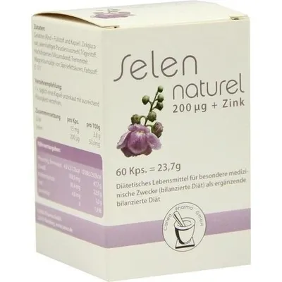 Obrázok produktu pre Selennaturel 200 μg + zinok kapsuly 60 ks
