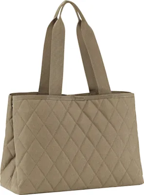 Produktbild von reisenthel classic shopper L, Einkaufstasche, Tragetasche, Rhombus Olive, 12 L, DK5046