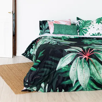 Produktbild von Ebony Bettbezug 155 x 220 cm 100% Baumwolle Hergestellt in Europa