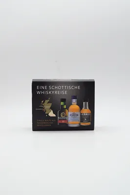 Zdjęcie produktu dla Różne miniatury - Scotch Whisky Journey - Bunnahabhain + Ledaig + Deanston - Single Malt Whisky