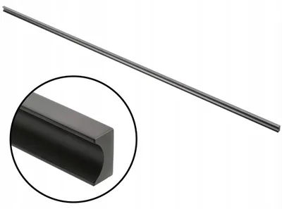 Produktbild von GTV GROOVE LONG Möbelgriff lang modern schwarz matt