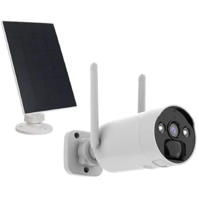 Image de Caméra rechargeable 4 MP + panneau solaire – KYF – Kit pour écran 7 pouces, enregistreur Ultra HD 4 MP