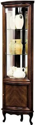 Produktbild von Eckvitrine Schaukasten Glasvitrine Glasschrank Regalvitrine Vitrine Schrank