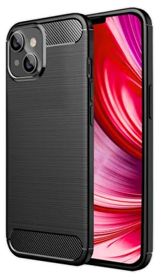 Obrázek produktu pro Pro iPhone 14 Plus Pouzdro Carbon Look Black Neklouzavé pouzdro na mobilní telefon Ochranný kryt