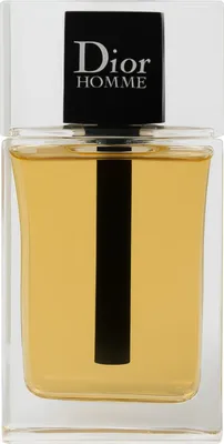 A close-up studio shot of a Dior Homme Eau de Toilette bottle.
