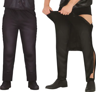 Immagine prodotto di Pantaloni da addio al celibato a sorpresa per una festa elegante, nero, taglia: 52 - 54 (L) colore: nero