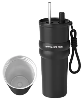 Productafbeelding van Thermos Drinkbeker met Rietje 71cl