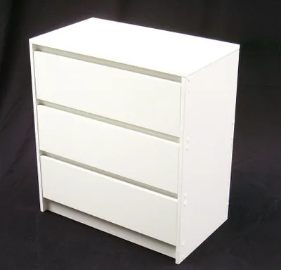 Produktbild von Sideboard Kommode Anrichte Schrank mit 3 Schubladen Highboard 57049 Schubfächer