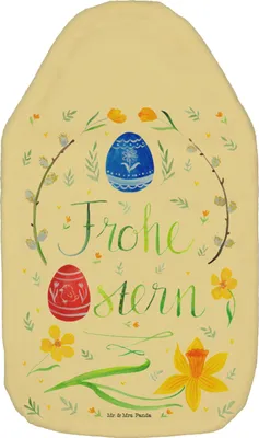 Produktbild von Mr. & Mrs. Panda Wärmflasche Ostern Frohe Ostern - Gelb Pastell - Geschenk, Osterei, wärmebeutel, Ostergrüße, Wärmflaschen, Bettflasche, Kuschelwärmflasche, Wärmekissen