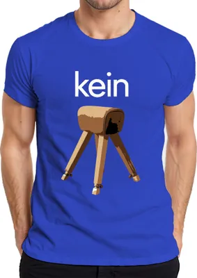 Immagine prodotto di Maglietta da uomo No Goat Gymnastics Gymnast Funny Sarcasm Humour, Blu, L