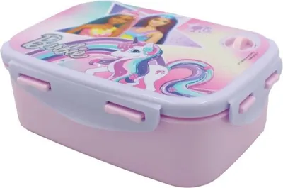 Zdjęcie produktu dla Pudełko na kanapki Barbie Jednorożec