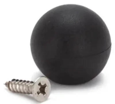 Zdjęcie produktu dla Alessi B 9095/3 -Black Knob & Screw (Art.-Nr. 24006, EAN 8003299017355)