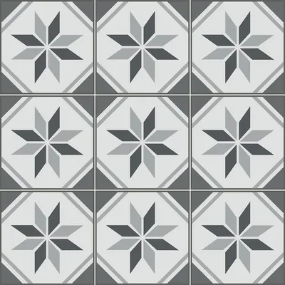 Produktbild von Rutschfeste Bodenaufkleber mit Schutzfolie – TERAMO Zementfliesen – 90 x 90 cm – 9 Aufkleber à 30 x 30 cm