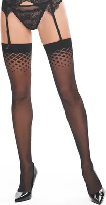 Image de KOTEK bas jarretelles S006 noir L/XL
