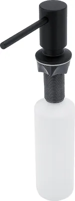 Obrázek produktu pro Vestavěný dávkovač tekutého mýdla Nimco 350 ml černý mat UNC 4031V-90