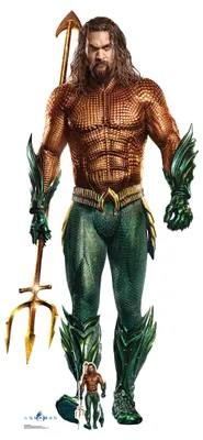 Image de DC Comics - Aquaman - Standing en carton grandeur nature - ca 90x194 cm