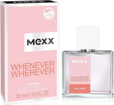 Imagen del producto de Mexx Whenever Wherever Woman For Her, Eau de Toilette, 30 ml. Fragancia floral y fresca
