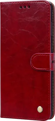 Produktbild von Mobigear Wallet  Samsung Galaxy A9 (2018) Hülle Klapphülle Geldbörse - Rot
