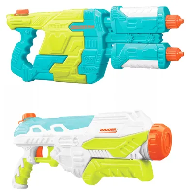 Produktbild von Kraftvolles Wasserblaster-Duo mit verstellbarer Düse und Doppellauf