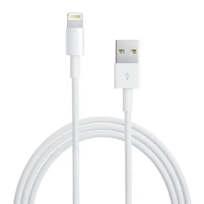 Immagine prodotto di Cavo dati da USB-A a Lightning, 1 m - Apple (MD818ZM/A) - Bianco (Imballaggio in blocco)