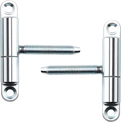 Produktbild von 2 Stück Türband Einbohrband 15 x 83 mm mit Zapfen M8 x 50 mm verzinkt