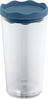 Image de boîte de rangement Prince1 litre 21,4 cm bleu foncé/transparent