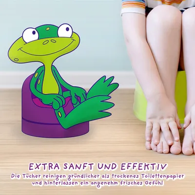 Produktbild von Kandoo Sensitive Feuchttücher 12x60 Tücher – Spülbar & parfümfrei