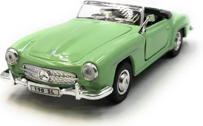 Produktbild von Onwomania Modellauto Mercedes Benz 190 SL Oldtimer Zufällige Farbe! Cabrio Auto Mst. 1:34-39