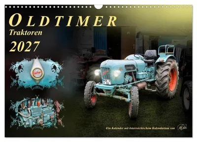 Produktbild von Oldtimer - Traktoren (Wandkalender 2027 DIN A3 quer), CALVENDO Monatskalender
