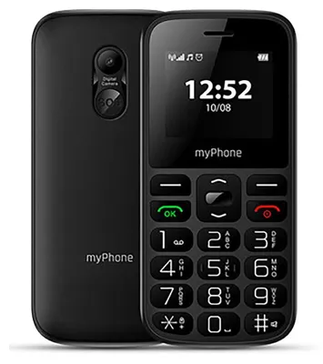Produktbild von myPhone HALO A, Balken, Dual-SIM, 4,5 cm (1.77"), 0,3 MP, 800 mAh, Schwarz