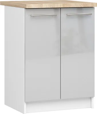 Produktbild von AKORD Furniture Factory KS0POLIBIAMETPOL007, 2 Tür(en), 2 Regale, Weiß, Drehtür, 16 mm, 460 mm
