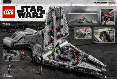 Obrázek produktu pro LEGO Star Wars Lehký křižník Impéria, Sada na stavění, 10 rok/roky, Plast, 1336 kusů, 2,29 kg
