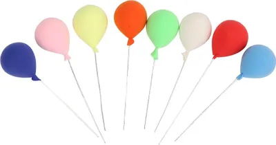 Produktbild von 8 PCs Dekorationsballon 1:12 Puppenhaus Gartenharz zur Dekoration