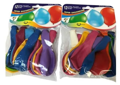 Produktbild von 12 Luftballons - bunt - Ø = ca. 25 cm