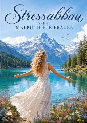 Produktbild von Stressabbau Malbuch für Frauen mit 70 wohltuenden Ausmalmotiven