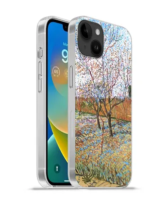 Produktbild von MuchoWow® Handyhülle Schutzhülle Hülle für Apple iPhone 14 Plus - Soft case Blühender Pfirsichbaum - Vincent van Gogh Silikon Softcase Handy Hülle - Abbildung