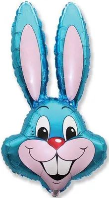 Zdjęcie produktu dla balon 3szt foliowy 24" FX - "Rabbit" niebieski 901589A
