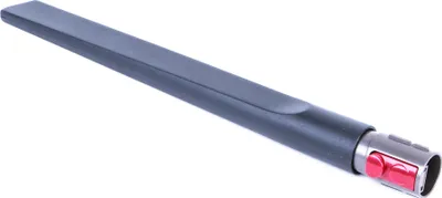 A vacuum cleaner crevice tool is shown against a white background.